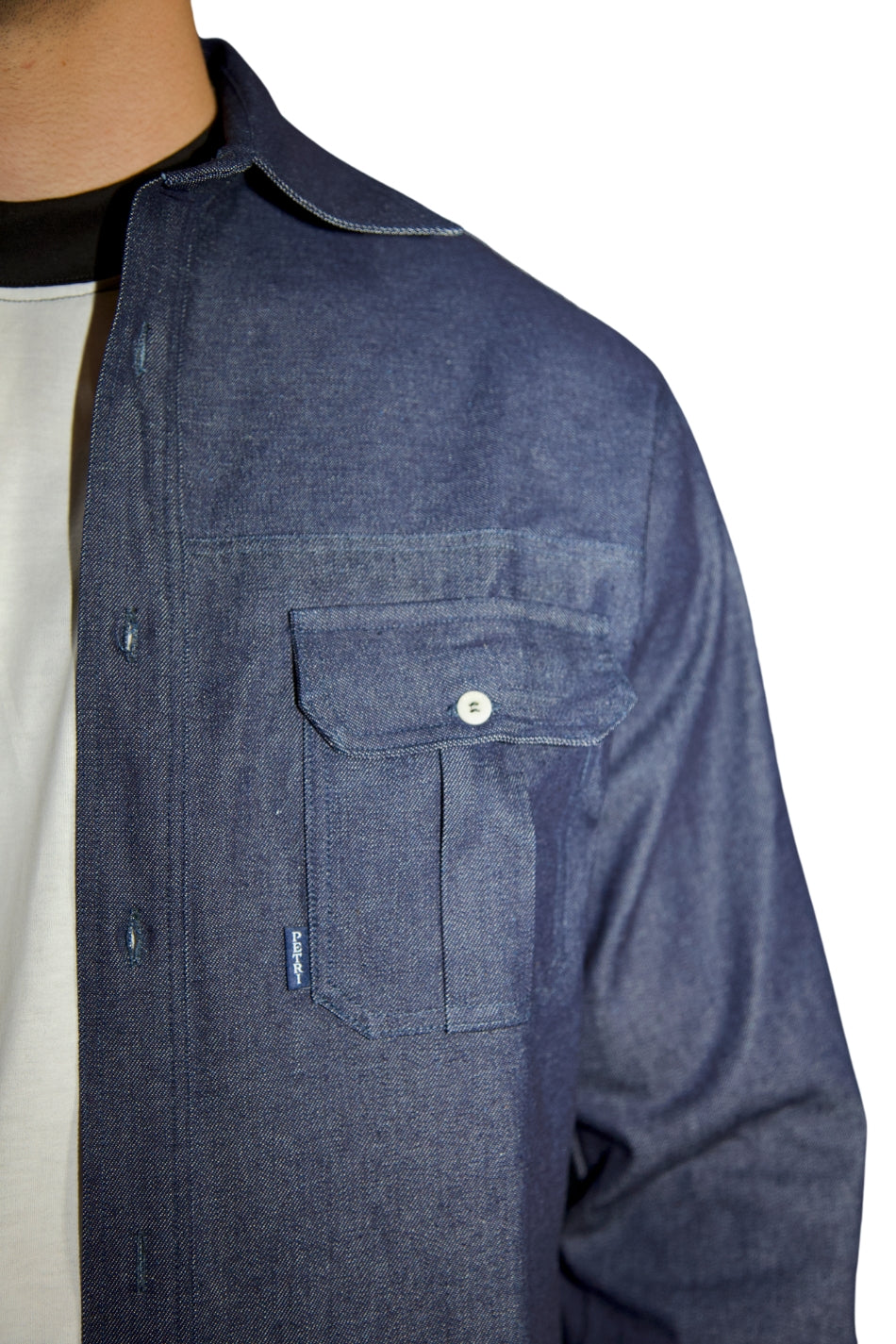 "REBEL" - CASUAL DENIM COTTON SHIRT