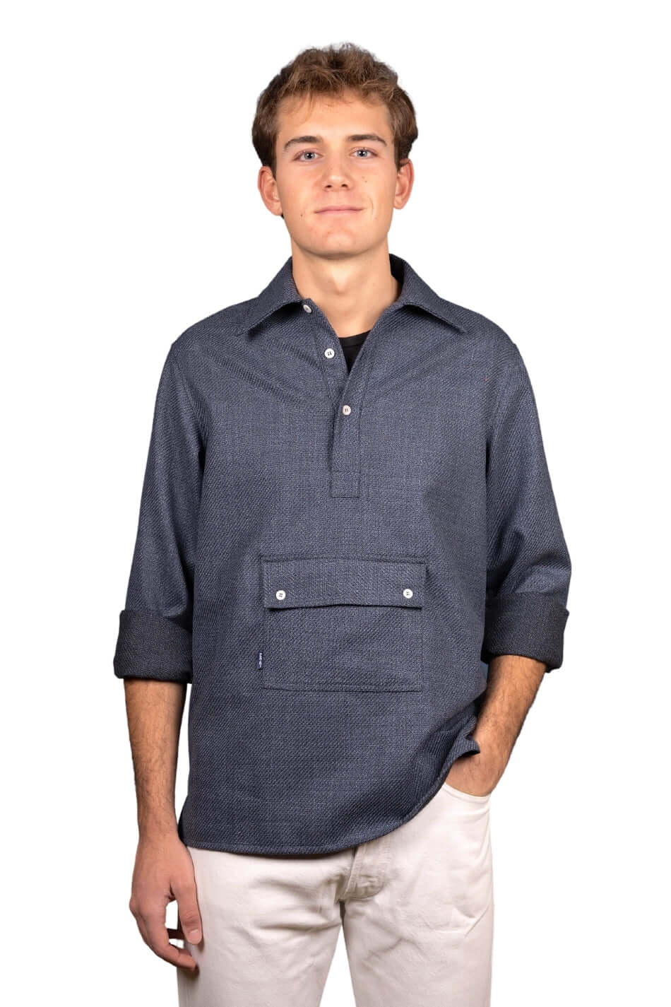 "BANZAI" - CASUAL OVERSHIRT WOOL/COTTON