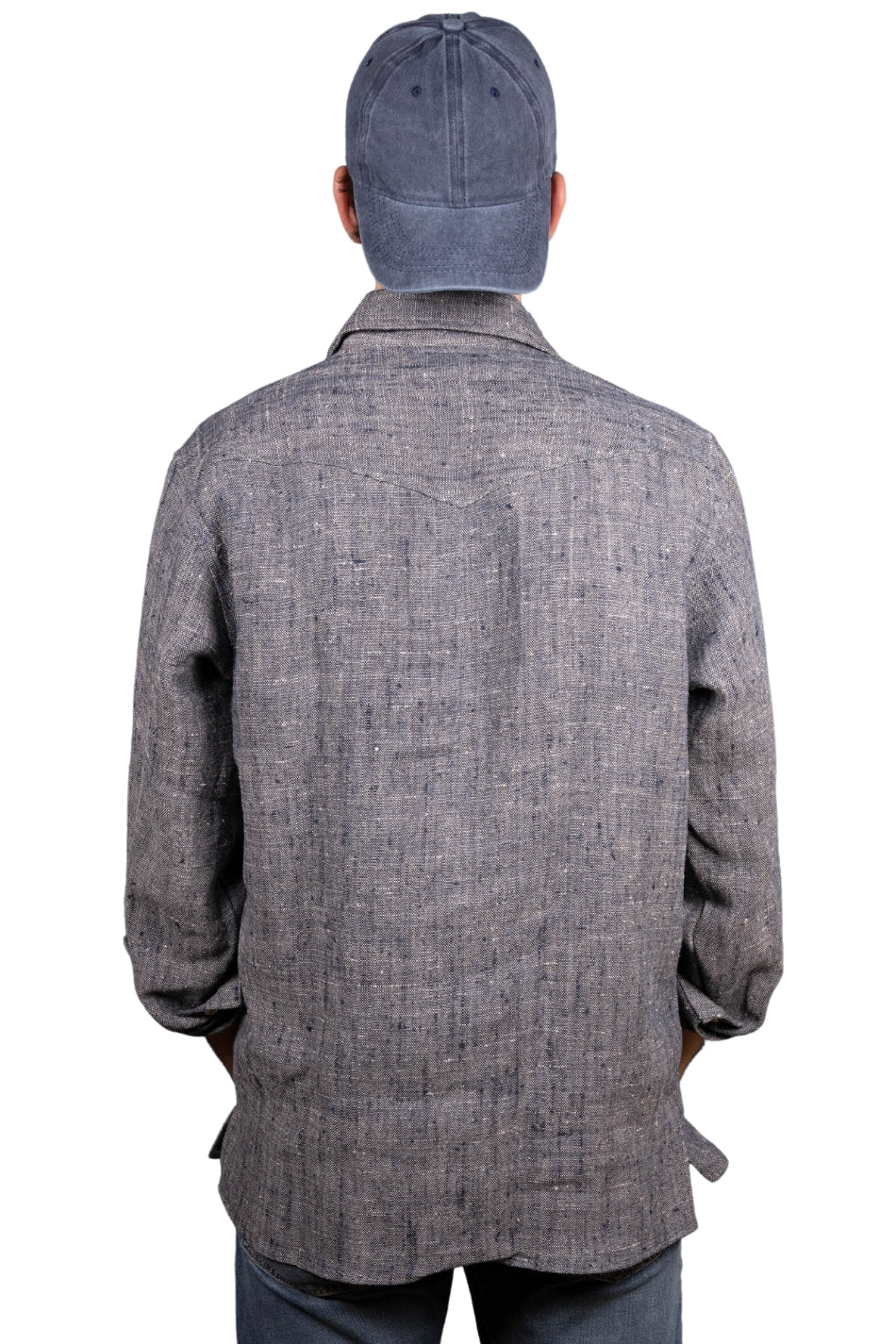 "MUSTANG" - RAW LINEN CASUAL SHIRT