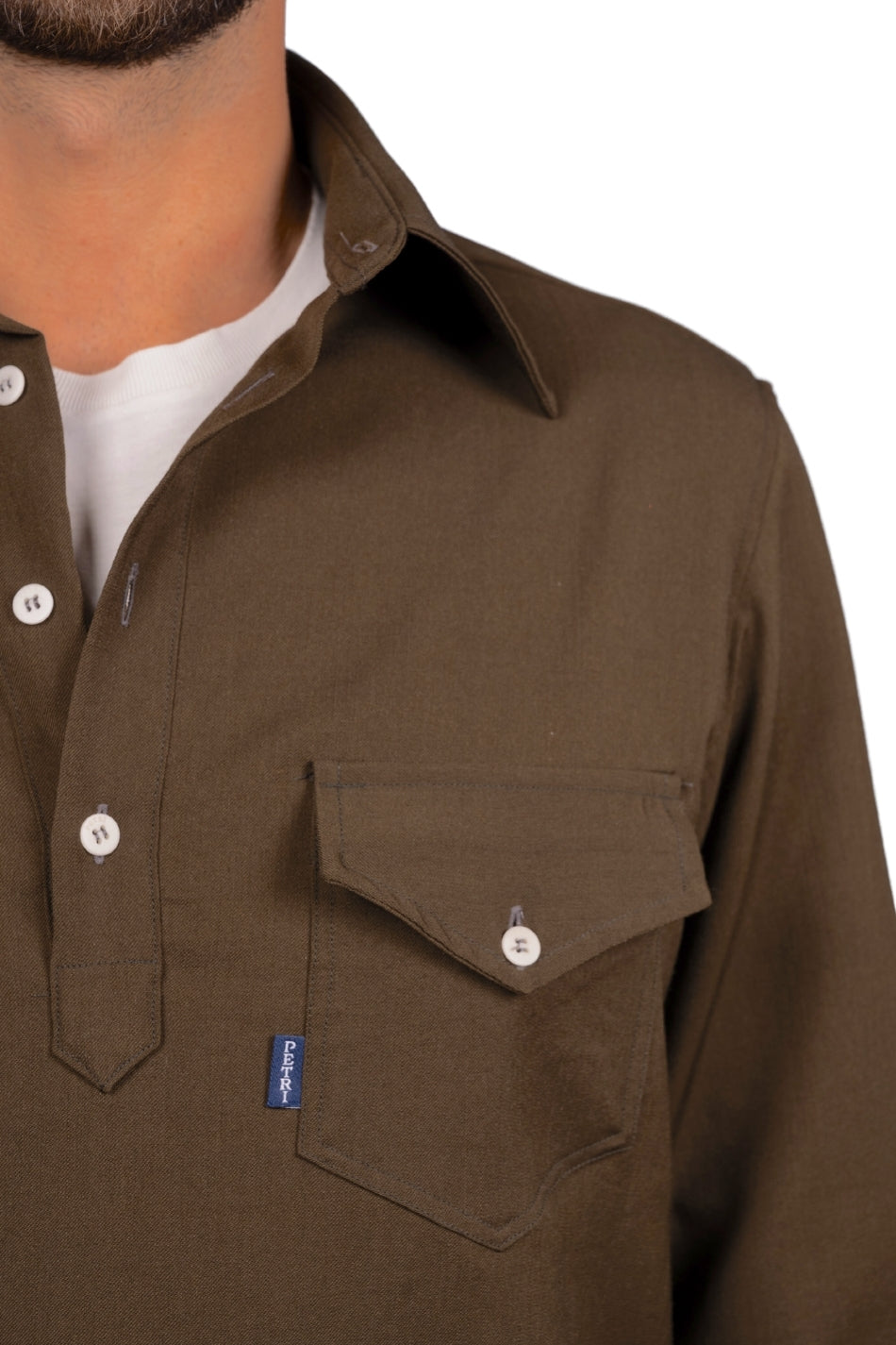 "WILLIAMSBURG" - POLO CASUAL IN FRESCO LANA
