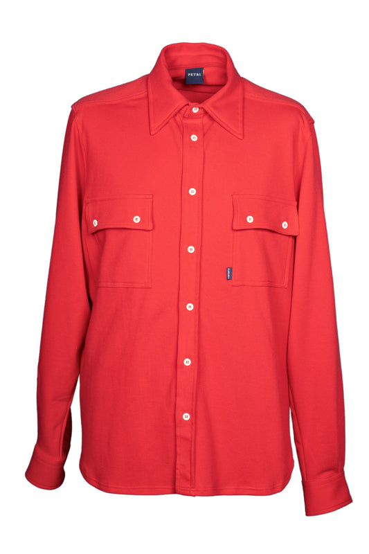 “WEST COAST” - CASUAL JERSEY COTTON SHIRT