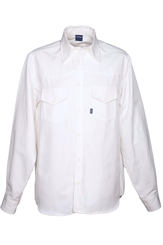 "SANTA FE" - LINEN COTTON WESTERN SHIRT