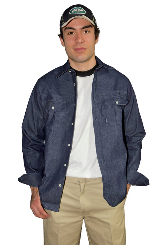 "REBEL" - CASUAL DENIM COTTON SHIRT