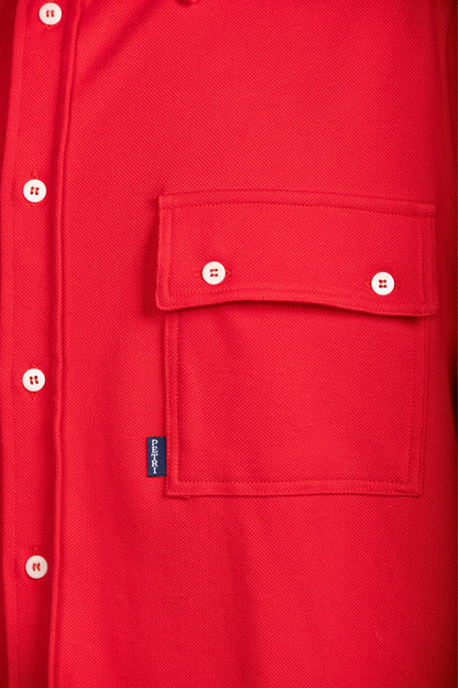 “WEST COAST” - CASUAL JERSEY COTTON SHIRT