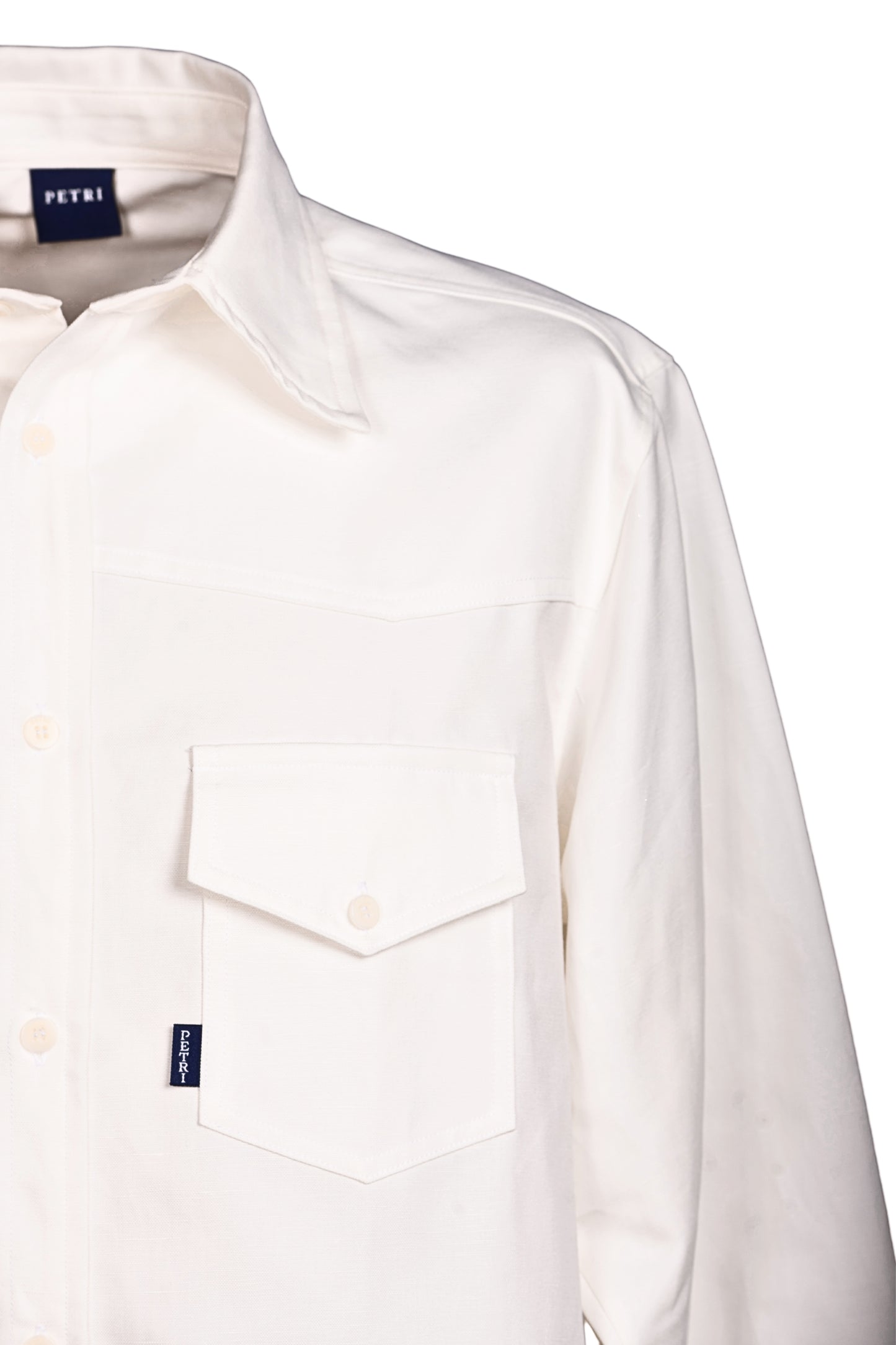 "SANTA FE" - LINEN COTTON WESTERN SHIRT