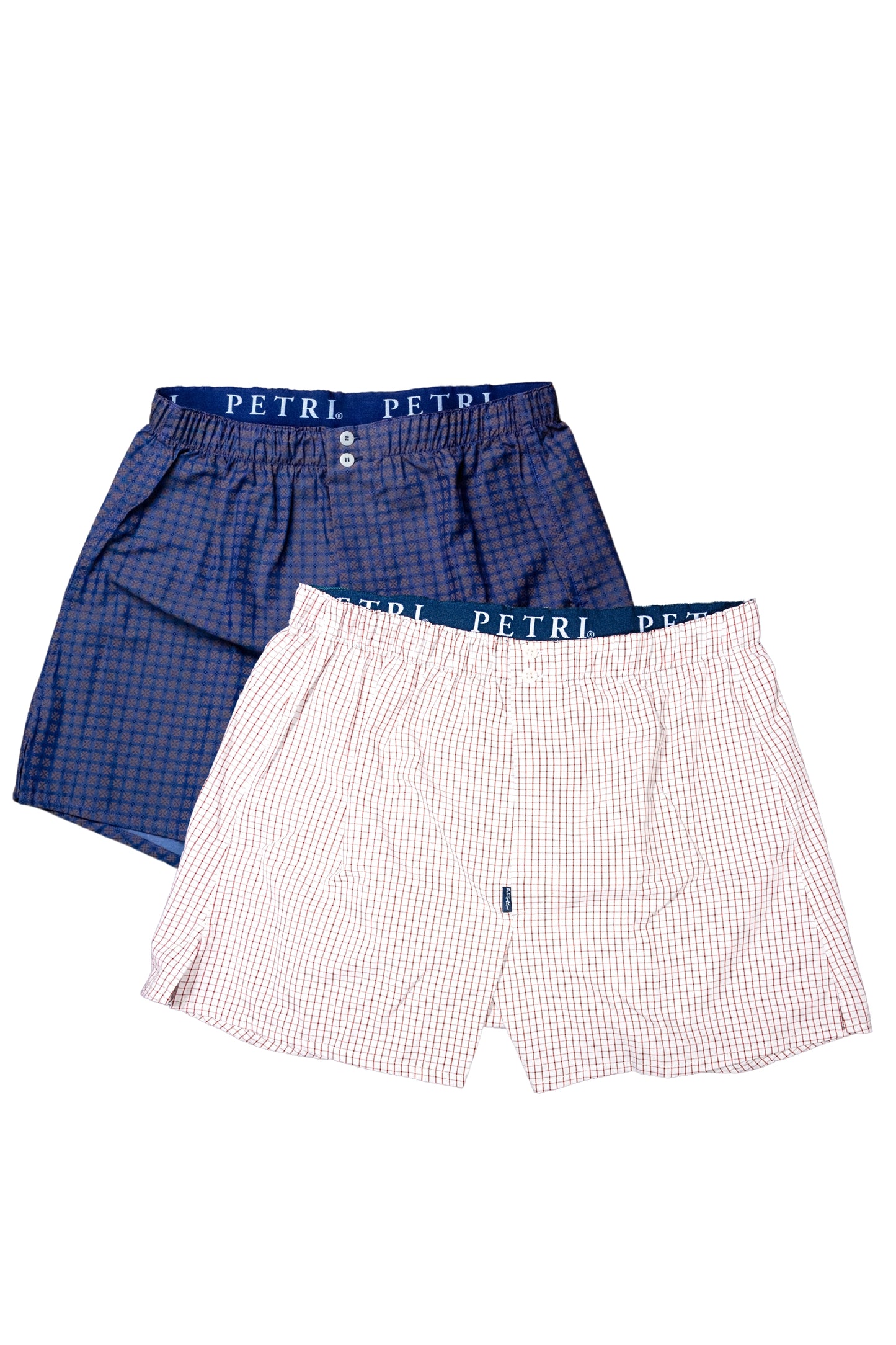 "GIANNI" & "HUTCH" - BOX TWO AMERICAN COTTON BOXER SHORTS