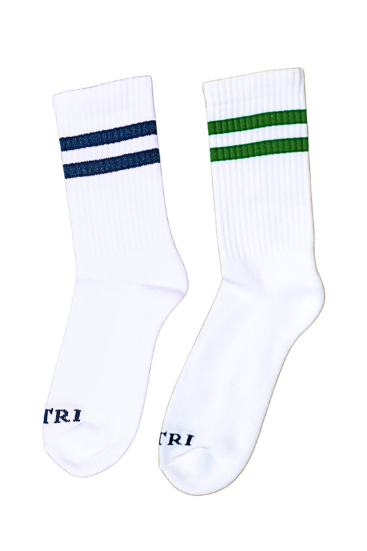 "CALIFORNIA" & "DOGTOWN" - BOX TWO PAIRS COTTON SPORTS SOCKS