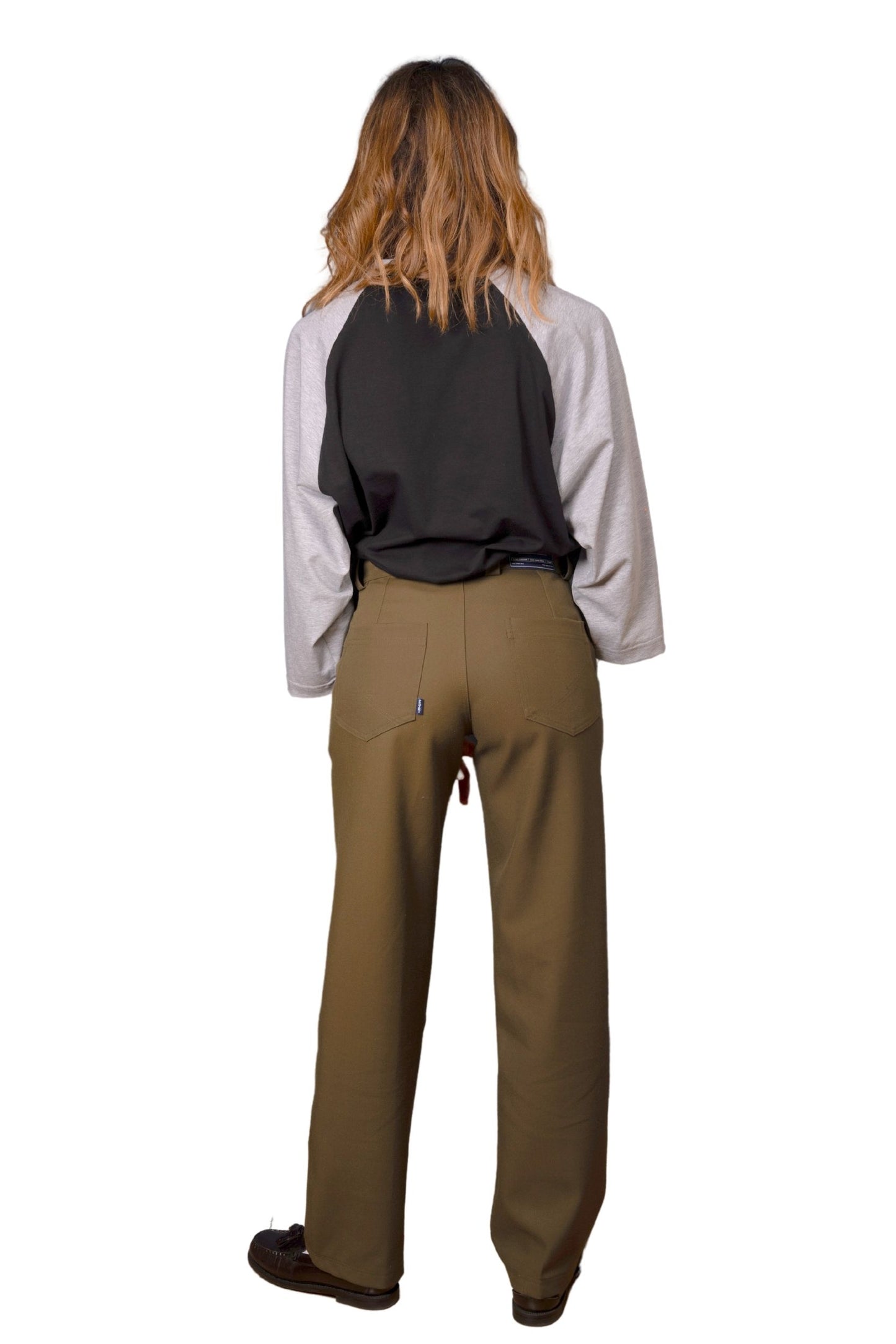 "BRONX" - GREEN COTTON UNISEX CASUAL PANTS