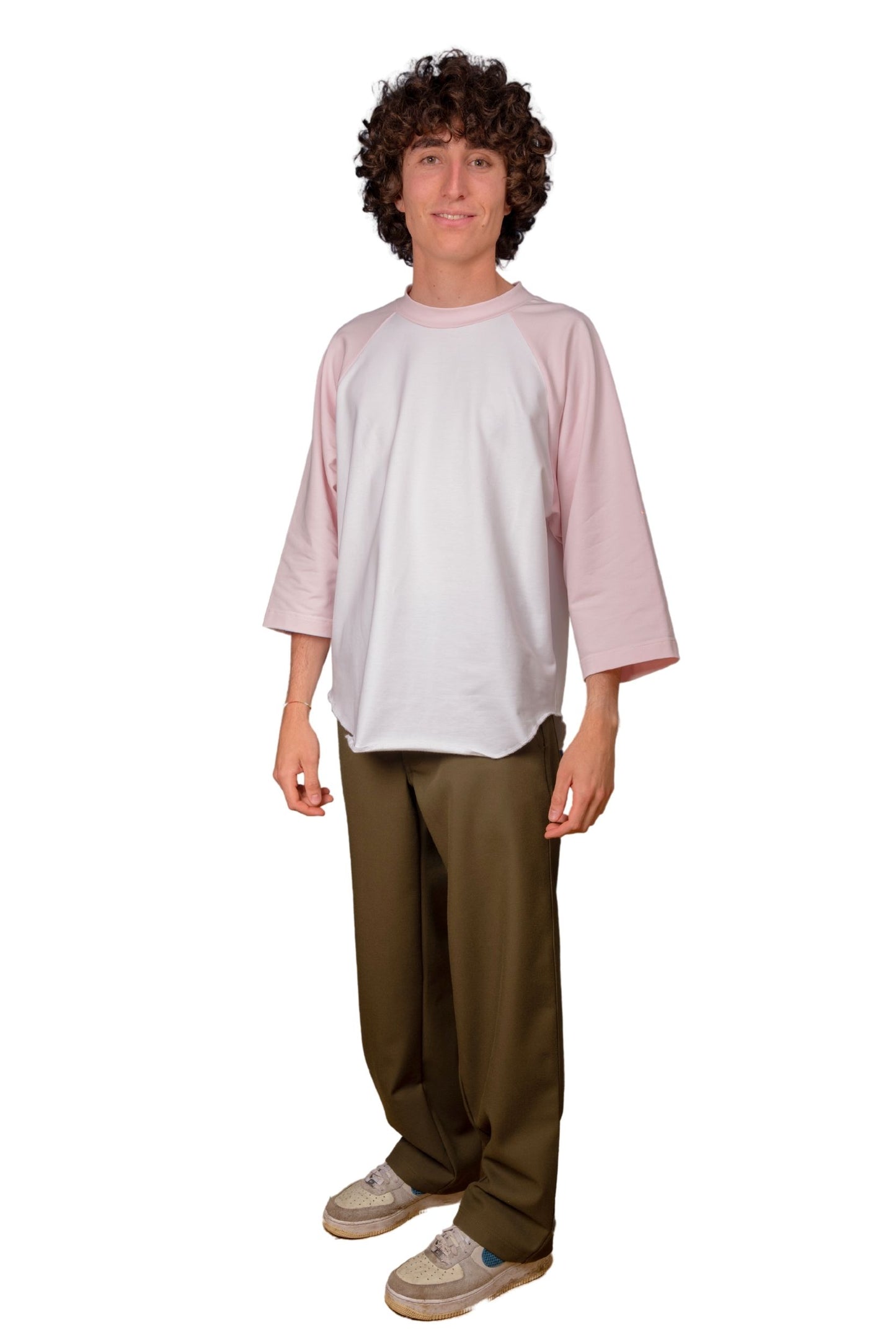 "BRONX" - GREEN COTTON UNISEX CASUAL PANTS