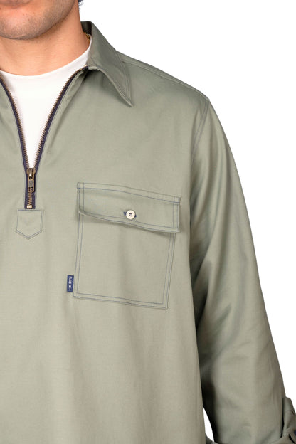 "SANTA BARBARA" - CASUAL COTTON TWILL SHIRT