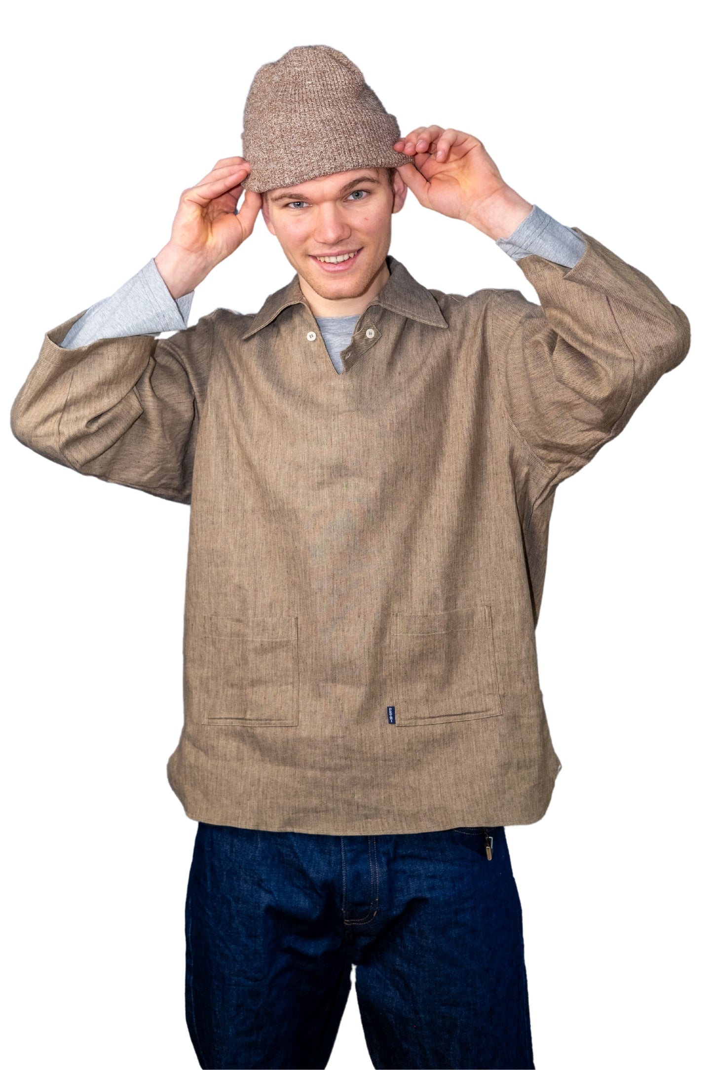 "APACHE" - CASUAL COTTON LINEN SHIRT