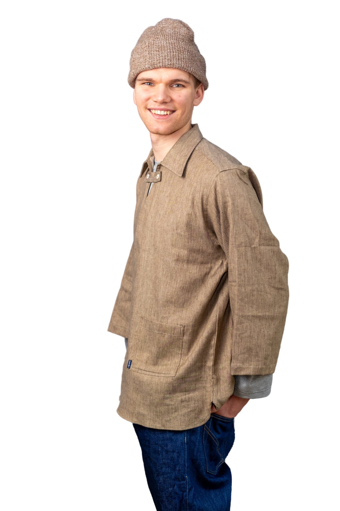 "APACHE" - CASUAL COTTON LINEN SHIRT