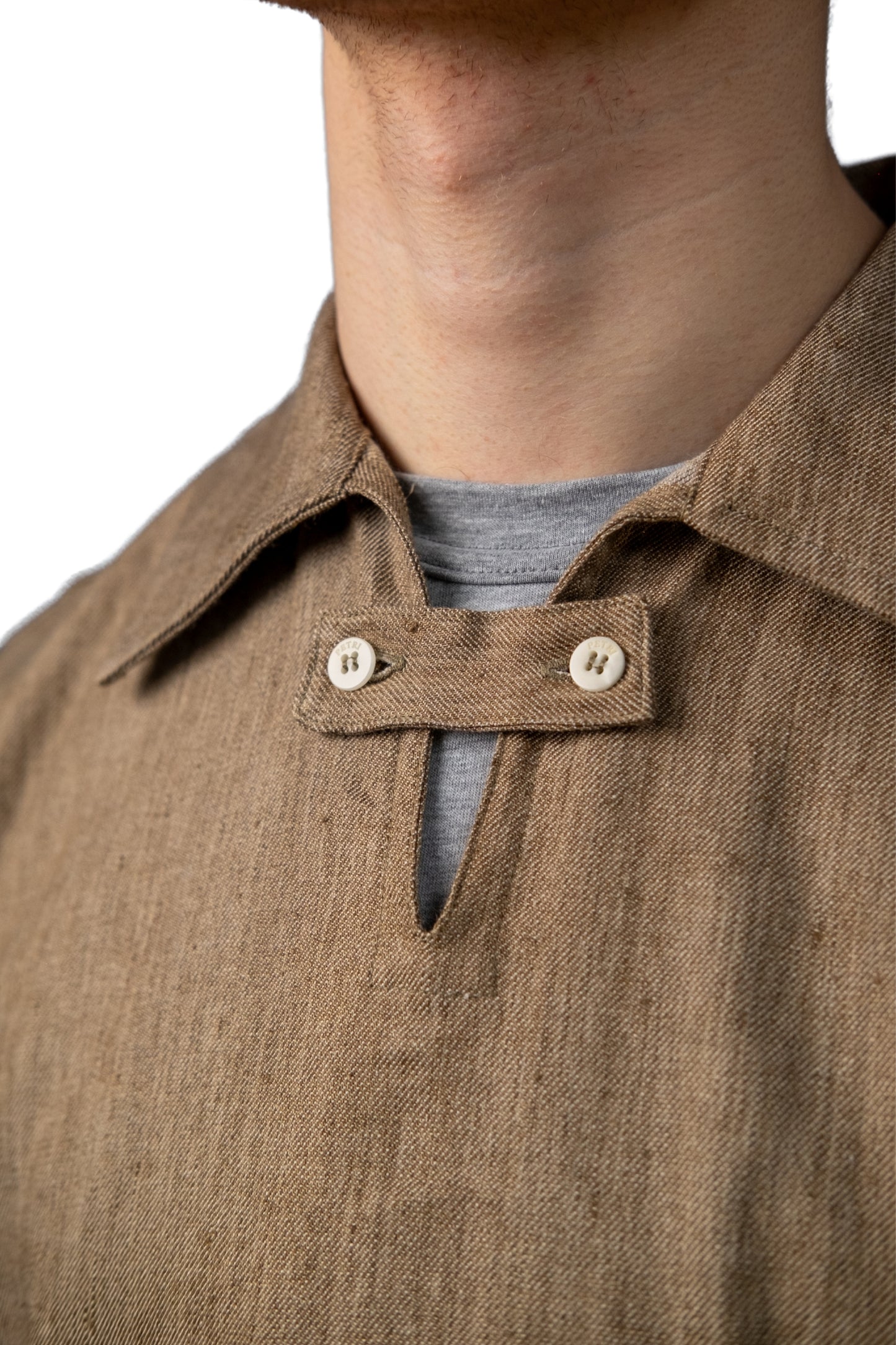 "APACHE" - CASUAL COTTON LINEN SHIRT