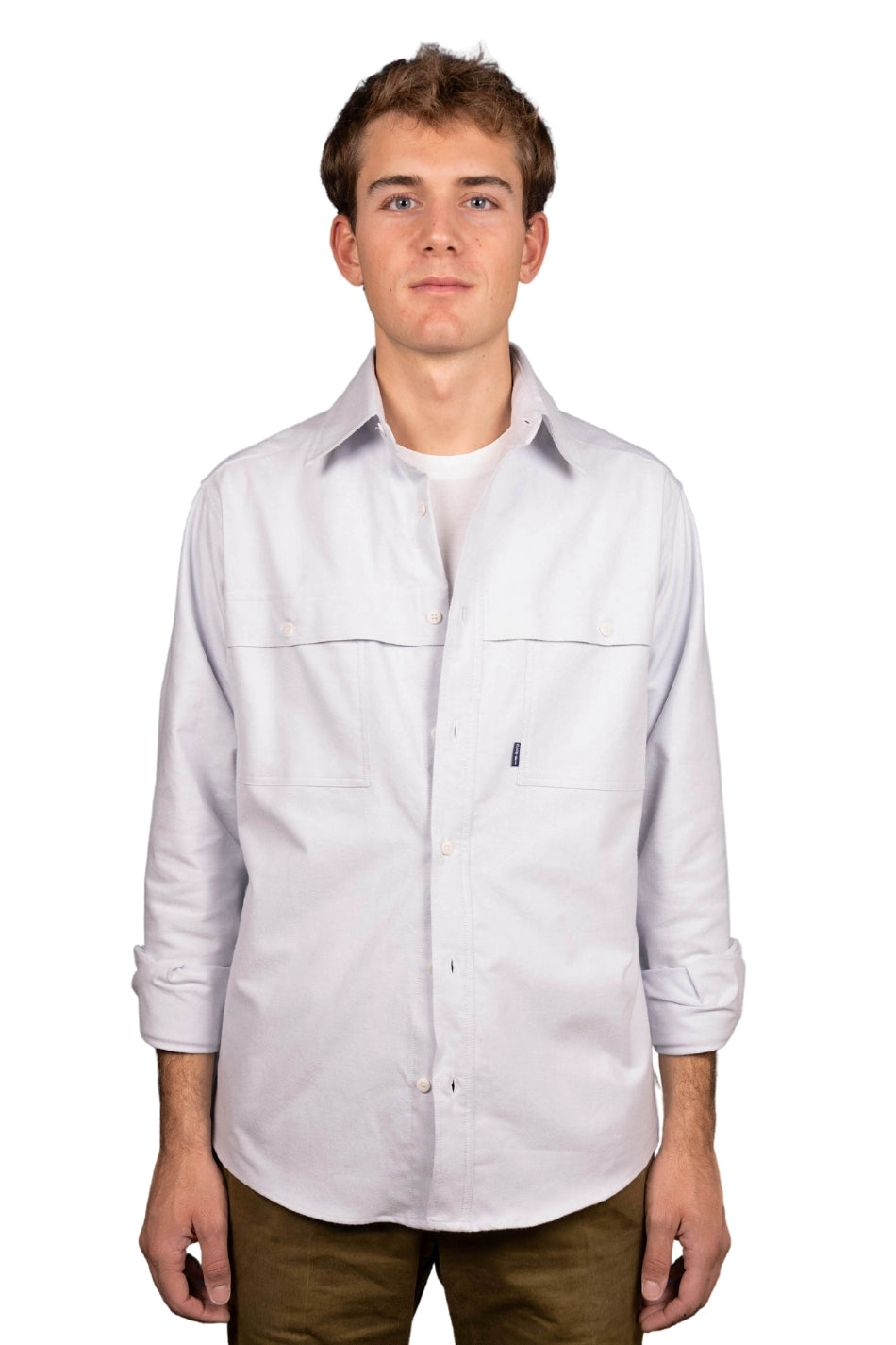 "WILD DAYS" - OVERSHIRT CASUAL IN COTONE OXFORD FELPATO